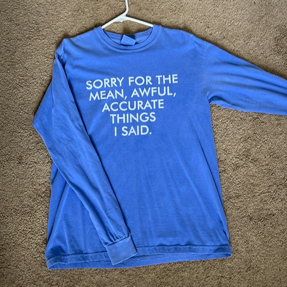 Comfort colors long sleeve t-shirt